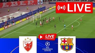 LIVE  Barcelona FC vs Crvena Zvezda  UCL 2024 Full Match  EA FC Game Simulation [upl. by Ardni]