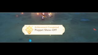 Puppet ShowOff Achievement  Taunting  Genshin Impact [upl. by Attenborough]