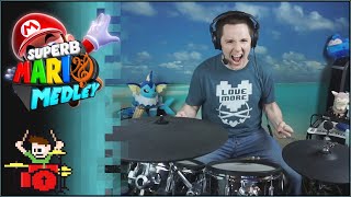 The Superb Mario Medley On Drums [upl. by Cinimod811]