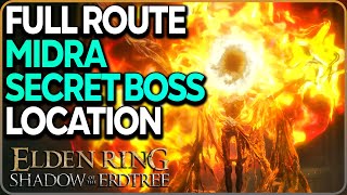 How to get to Midra Secret Boss Manse Hall in Elden Ring DLC [upl. by Omari666]