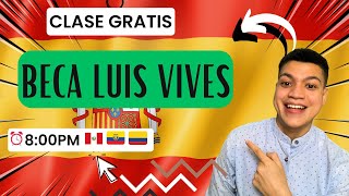 ✅Cómo aplicar a la beca Luis Vives 2023  La mejores becas EN ESPAÑA 🇪🇸 [upl. by Attirehs588]