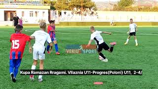 Kupa Ramazan Rragami Pamje nga ndeshja Vllaznia U11ProgresPoloni U11 24 Shkodër 30 gusht 2024 [upl. by Rihsab271]