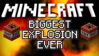 Minecraft Huge TNT Explosion [upl. by Hendrik]