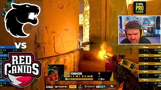 FURIA VS RED CANIDS  ESL PRO LEAGUE SEASON 20 ANUBIS  MAPA 1 MD3 [upl. by Nanek522]