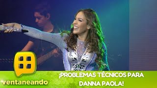 Problemas técnicos en conciertos de Danna Paola  Programa del 17 de noviembre 2022  Ventaneando [upl. by Harihs]