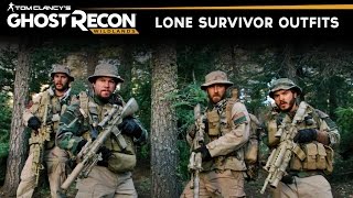 Ghost Recon Wildlands  How to make Lone Survivor Outfits SEAL Team 10 Outfits [upl. by Chamberlain]