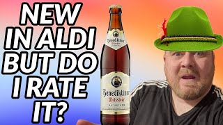 New in ALDI  Benediktiner Weissbier 54 German Beer Review [upl. by Erdrich784]