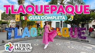 TLAQUEPAQUE JALISCO 🔴 Tour PUEBLO MÁGICO de GUADALAJARA 🇲🇽 La Cantina más grande del mundo 🌎 4K [upl. by Kowalski]