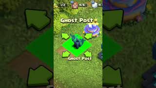 Using Shovel on the new Ghost Post obstacle in coc shorts clashofclans coc [upl. by Magavern]