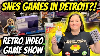 I Found Super Nintendo Games In DETROIT MICHIGAN  Game Convention Update [upl. by Perrins]