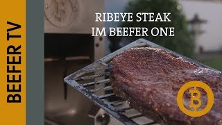 BeeferTV Ribeye Steak im Beefer One [upl. by Ellenid]