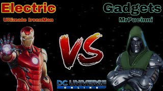 DCUO Electric Might Ultimate IronnMan vs Gadgets Prec MrPucinni [upl. by Blatt586]