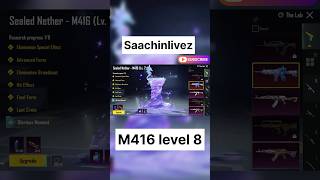 M416 level 8 Sealed Nether bgmi livestreaming Sachinlivez m416glacier m416 pubgmobile [upl. by Inalaehak273]