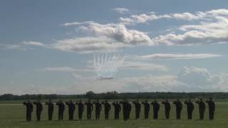 Snowbirds Missing Man Tribute to Captain Jeff Kuss [upl. by Stockmon]