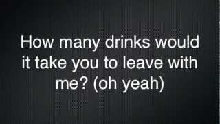 Miguel  How Many Drinks Lyrics [upl. by Ab]