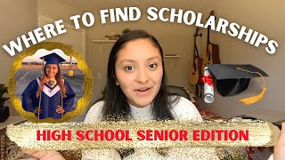 Where to find Scholarships  High School Senior Edition [upl. by Rodger]