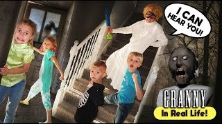 Grannys House Horror Game in REAL LIFE  The TANNERITES [upl. by Maximilianus]