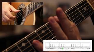 How to play Smoke on the Water on Acoustic Guitar [upl. by Demy]