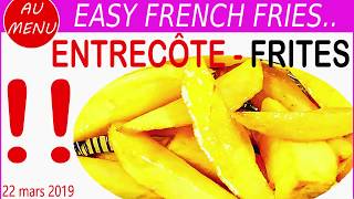 【 ENTRECOTE FRITES 】and FRENCH FRIES VC0049 VS00141 AU010101 [upl. by Heyes]