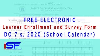 FREE Electronic Learner Enrollment and Survey Form [upl. by Seligman]