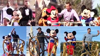 Disney Parks Super Bowl Parades 20152020 [upl. by Esylla]