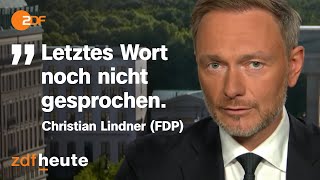 Lindner Wie es um die Kindergrundsicherung und das Elterngeld steht  ZDF heute journal [upl. by Bottali]