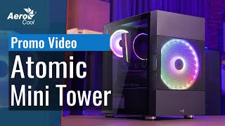 AeroCool Atomic Mini Tower Case  Promo Video [upl. by Ellis300]