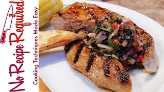 How to Grill a Butterflied Pork Tenderloin  NoRecipeRequiredcom [upl. by Einneb]