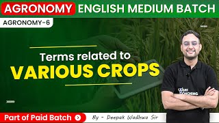 Agronomy6 I English I Terms Related to specific crops [upl. by Wells941]