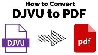 How to convert djvu to pdf [upl. by Ilojna289]