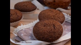 Muffin cioccolato e vaniglia  Ricette che Passione [upl. by Eleira]