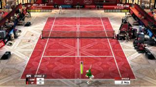 Virtua Tennis 3 Custom Player All Around VS King LV37 [upl. by Vilhelmina]