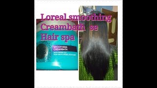 Hair spaloreal smoothing creambath [upl. by Merrell]