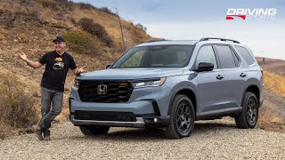 2023 Honda Pilot TrailSport vs OffRoad Test Course [upl. by Aihtekal]