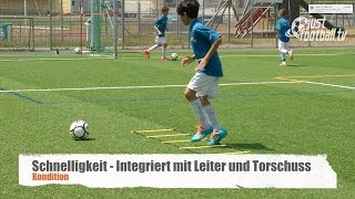 Fussballtraining Schnelligkeit und Torschuss  Koordination  Kondition [upl. by Joris207]