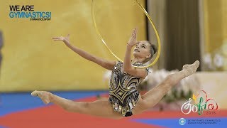 2018 Rhythmic Worlds Sofia BUL  HoopBall Finals Highlights  We Are Gymnastics [upl. by Wanyen327]