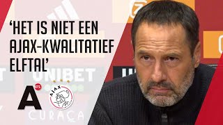 Van ’t Schip trekt harde conclusies na gelijkspel [upl. by Isac]