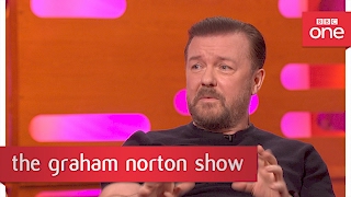 Ricky Gervais’ snakeskin story  The Graham Norton Show 2017 Preview  BBC One [upl. by Siduhey]