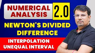 Numerical Analysis 20  Newtons Divided Difference for Unequal Interval by GP Sir [upl. by Figueroa]