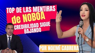 ¡Desenmascarado Noemí Cabrera revela las mentiras de Daniel Noboa [upl. by Dmitri]