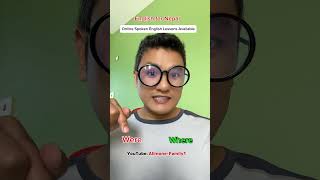 How to pronounce ‘were’ and ‘where’’ english foryou fyp foryoupage viralvideo [upl. by Huberman993]