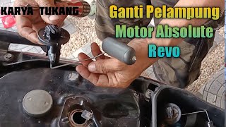 Tutorial Gratis Cara Pasang Pelampung Indikator Bensin Motor Absolute Revo [upl. by Meyeroff]