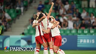 Canada fights back to earn crucial 21 win against France at Paris Olympics  NBC Sports [upl. by Sclar]