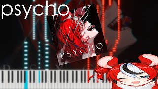 Piano Cover Hakos Baelz  PSYCHO from quotPandaemoniumquot Album [upl. by Eiresed]