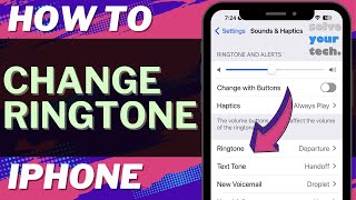 iOS 17 How to Change Ringtone on iPhone [upl. by Inele]