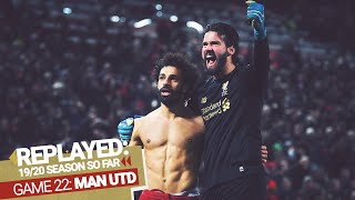 REPLAYED Liverpool 20 Man Utd  Salah and Alisson combine to finish it in style [upl. by Nyrraf493]