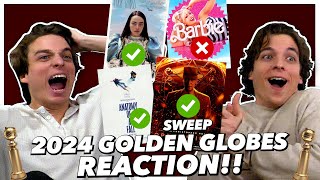 2024 Golden Globe Winners REACTION [upl. by Hutner]