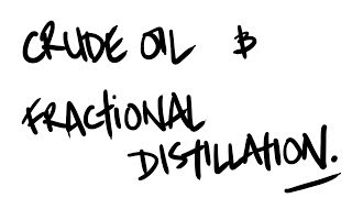 AQA Certificate in Chemistry  iGCSE  Crude Oil and Fractional Distillation [upl. by Aninaig]