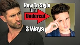 How To Style An Undercut 3 Ways  A Blumaan Hair Tutorial [upl. by Alyad]