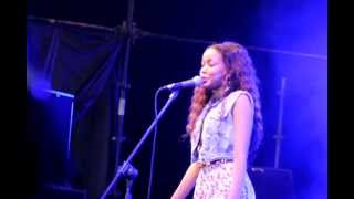 Dionne Bromfield dedicates song to Amy Winehouse INTRO ONLY [upl. by Lalad]